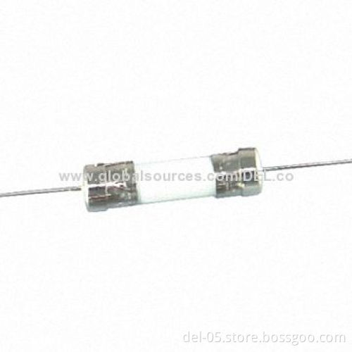 3.6 x 10mm/F1 to F6.3A/250V Fast-blow Porcelain Tube Fuse, UL/CSA/VDE/CCC/CQC Approvals